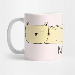 Cat says nope Mug